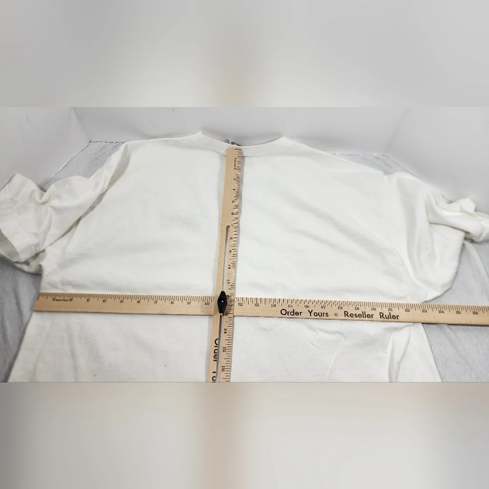 VINTAGE NO FEAR FACE YOUR FEARS LIVE YOUR DREAMS 1990s SIZE EXTRA LARGE WHITE - Picture 5 of 10